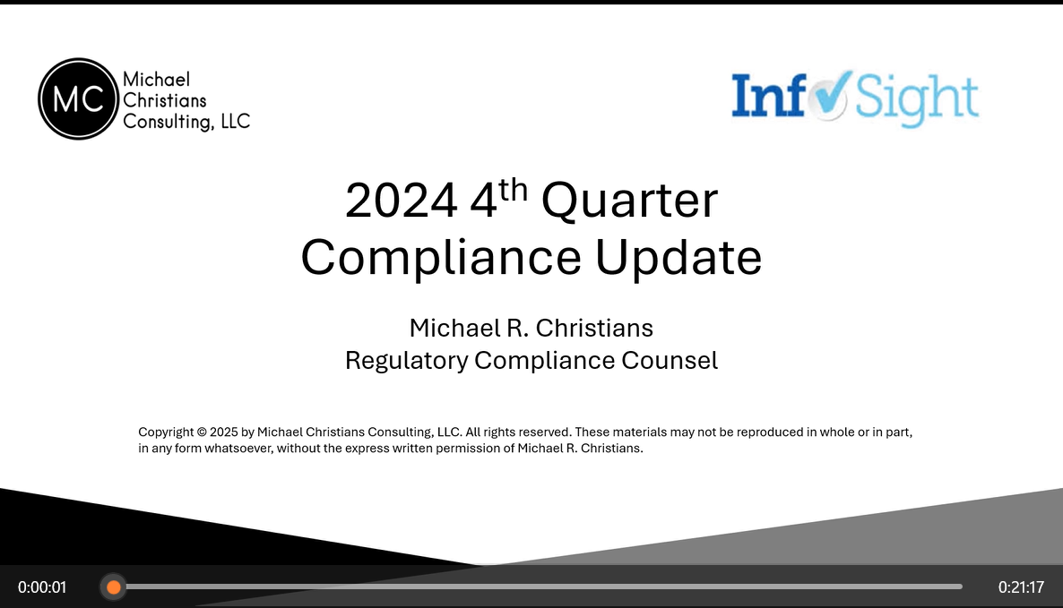 2024 Q4 Compliance Update Video